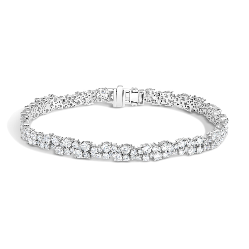 Brazalete tennis con diamantes